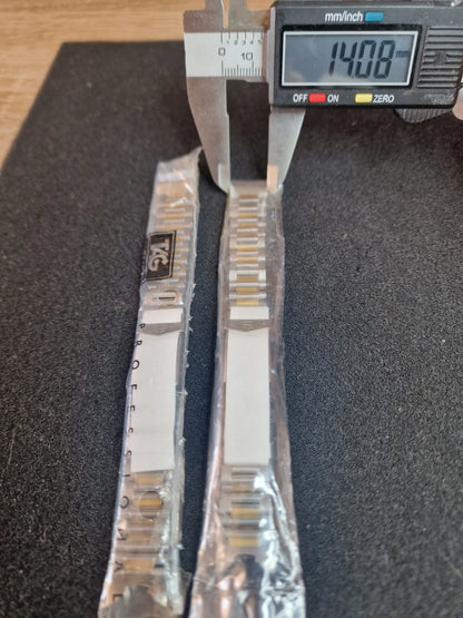 2 x TAG Heuer Stainless Steel & Gold-Tone Bracelet – 14mm