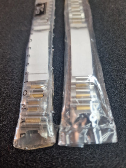 2 x TAG Heuer Stainless Steel & Gold-Tone Bracelet – 14mm