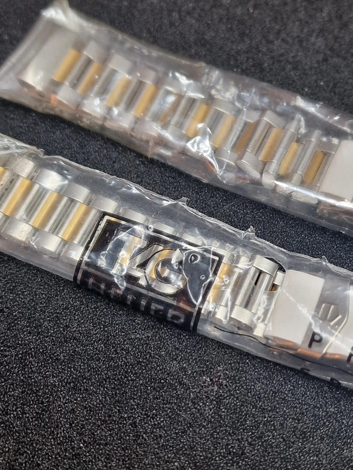2 x TAG Heuer Stainless Steel & Gold-Tone Bracelet – 14mm