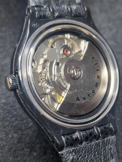 Swatch Automatic SAB100 "Black Motion" (1991) – Rare Early Automatic