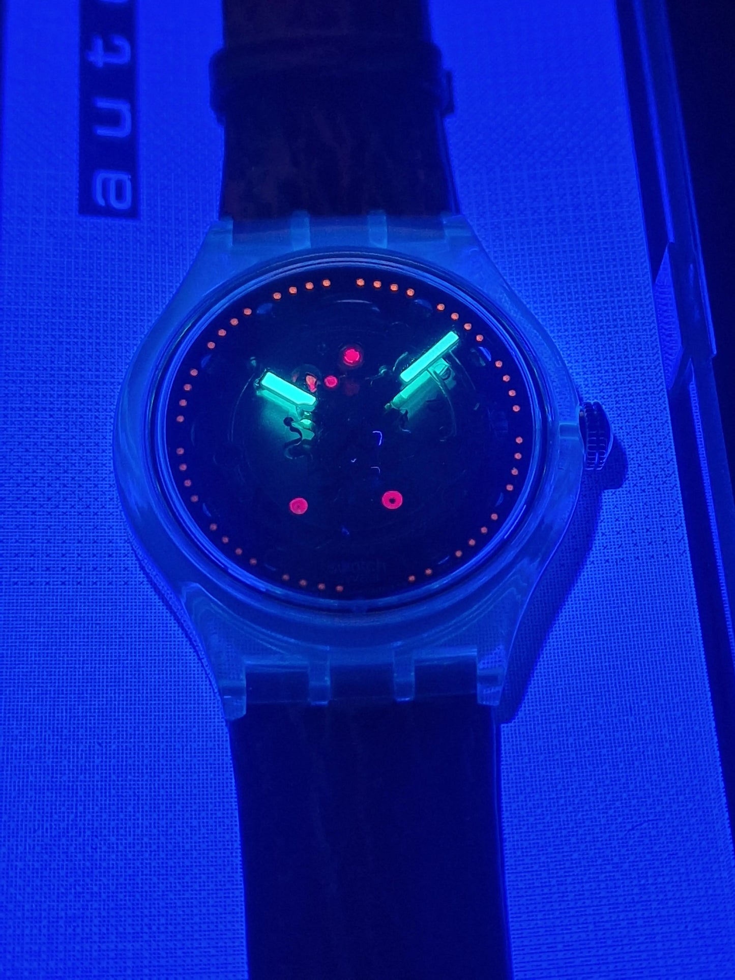 ⏱️ Swatch Automatic SAK101 "Red Ahead" (1992) – Rare Early Automatic