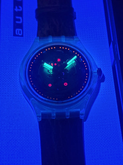 ⏱️ Swatch Automatic SAK101 "Red Ahead" (1992) – Rare Early Automatic