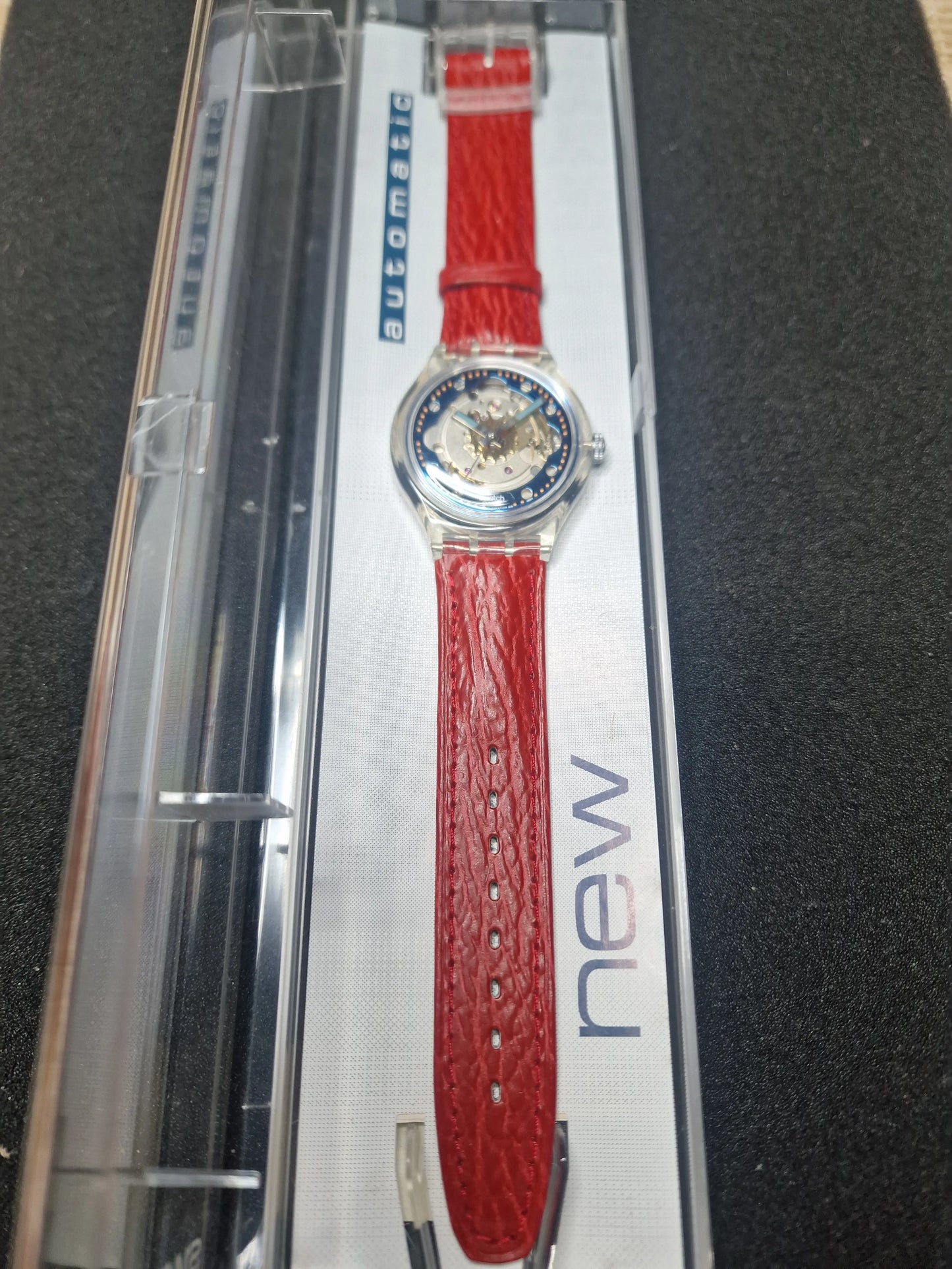 ⏱️ Swatch Automatic SAK101 "Red Ahead" (1992) – Rare Early Automatic
