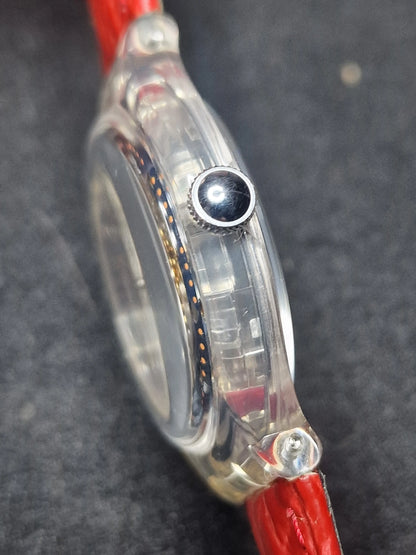 ⏱️ Swatch Automatic SAK101 "Red Ahead" (1992) – Rare Early Automatic