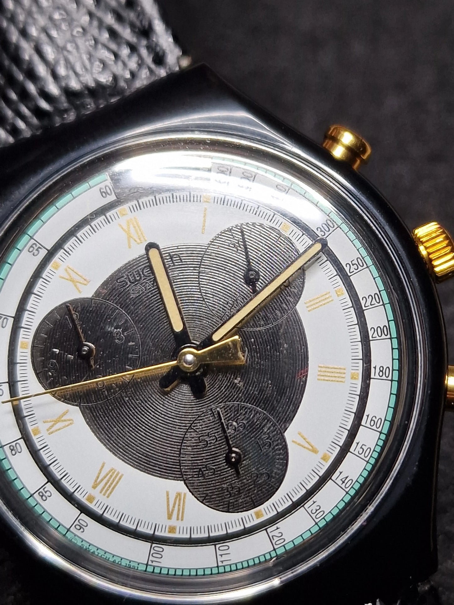 ⏱️ Swatch Chrono SCP109 "Colossal" (1991) – Vintage Rarity