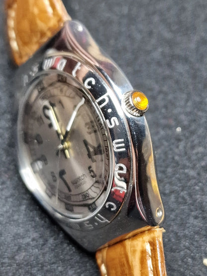 📌 Swatch Irony Big YGS401 "Big Backward" (1994) – Rare Early Irony