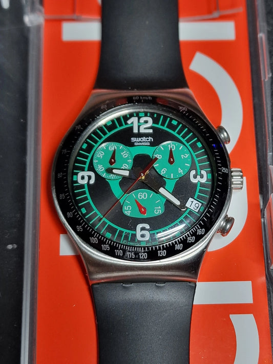 🐍 Swatch Irony YCS465 "Rattlesnake" Chronograph – 2003