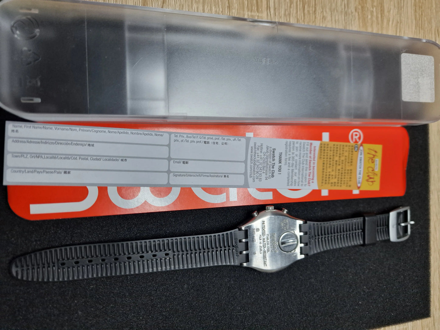 🐍 Swatch Irony YCS465 "Rattlesnake" Chronograph – 2003