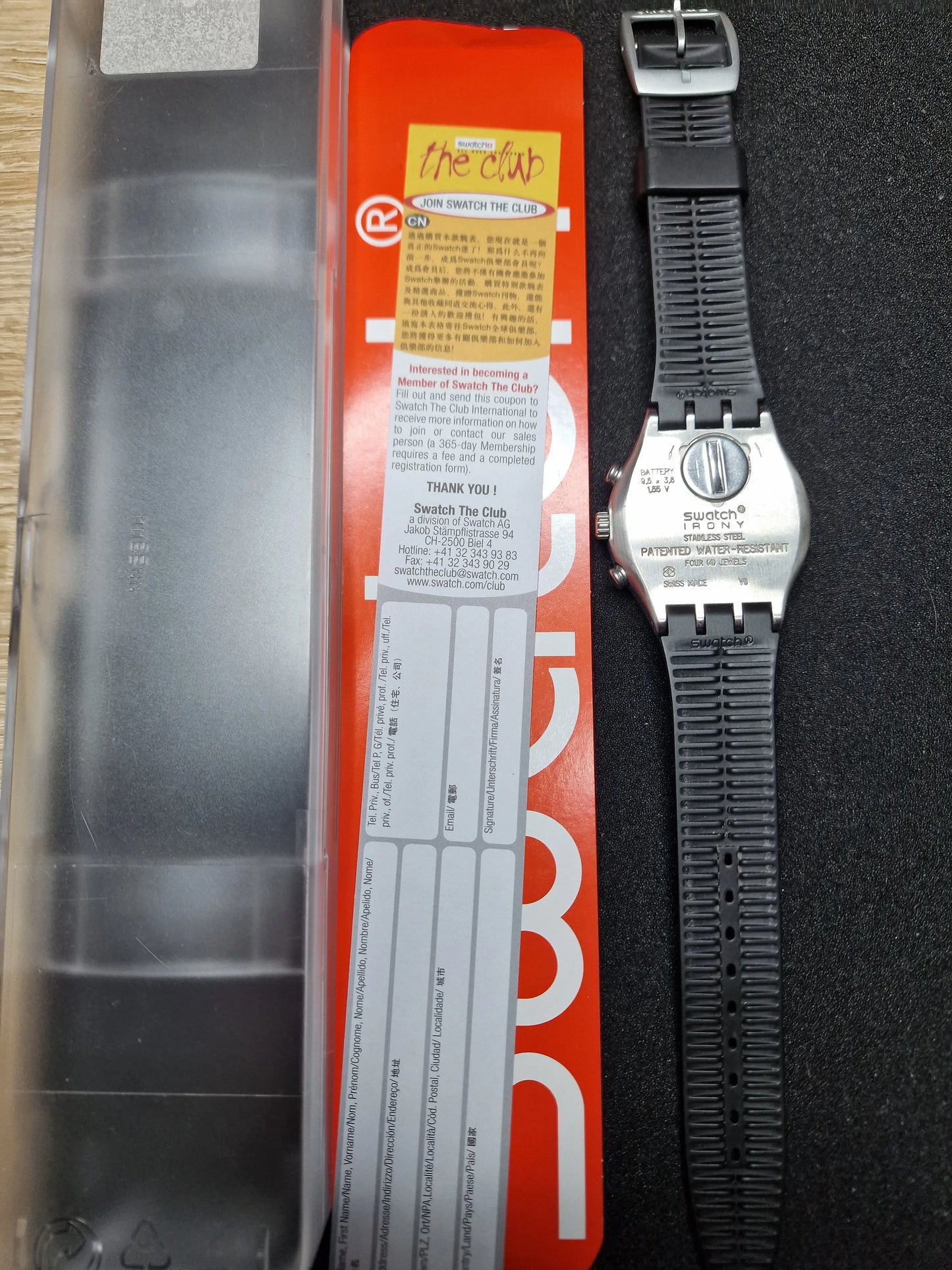 🐍 Swatch Irony YCS465 "Rattlesnake" Chronograph – 2003