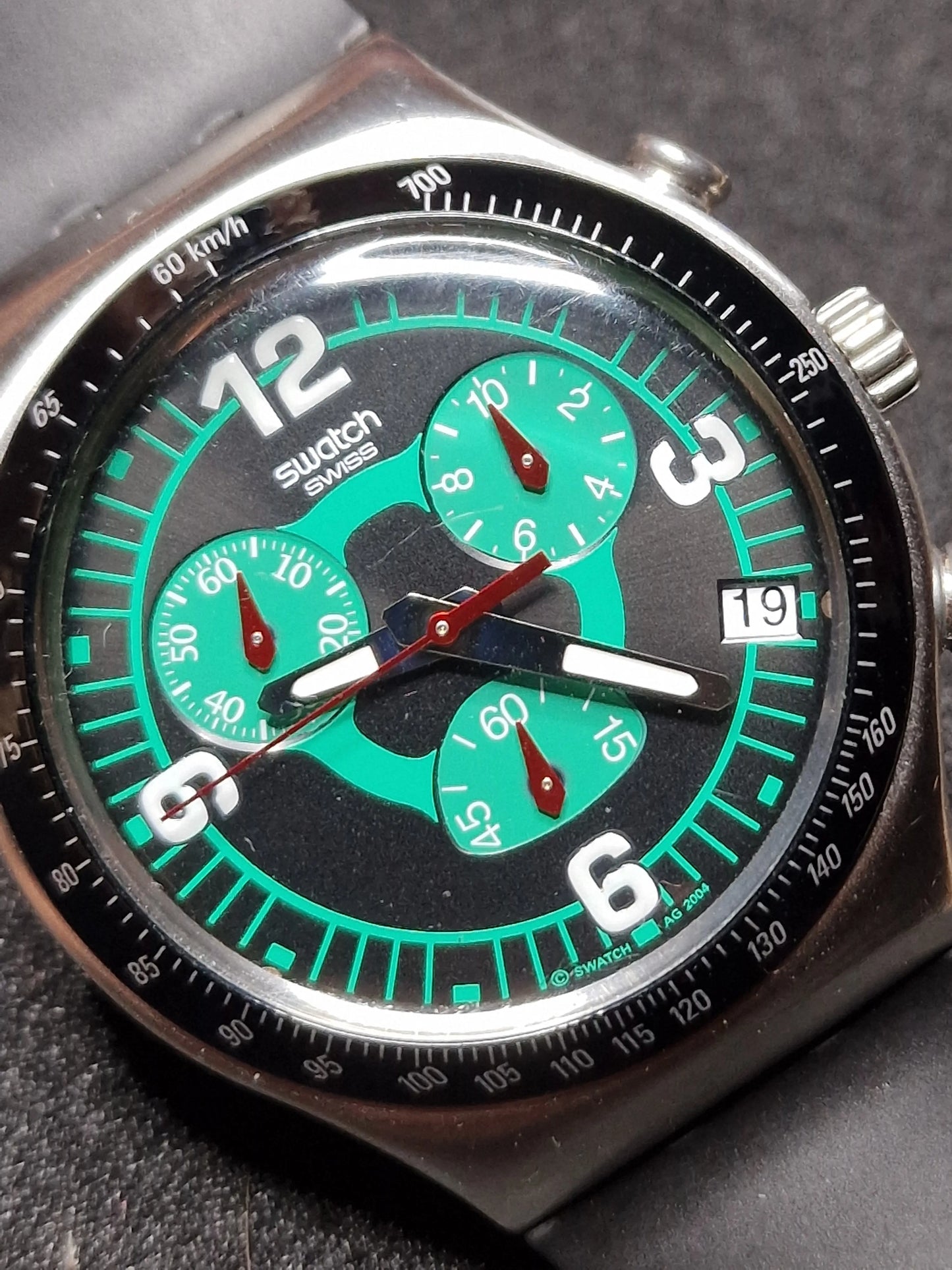 🐍 Swatch Irony YCS465 "Rattlesnake" Chronograph – 2003