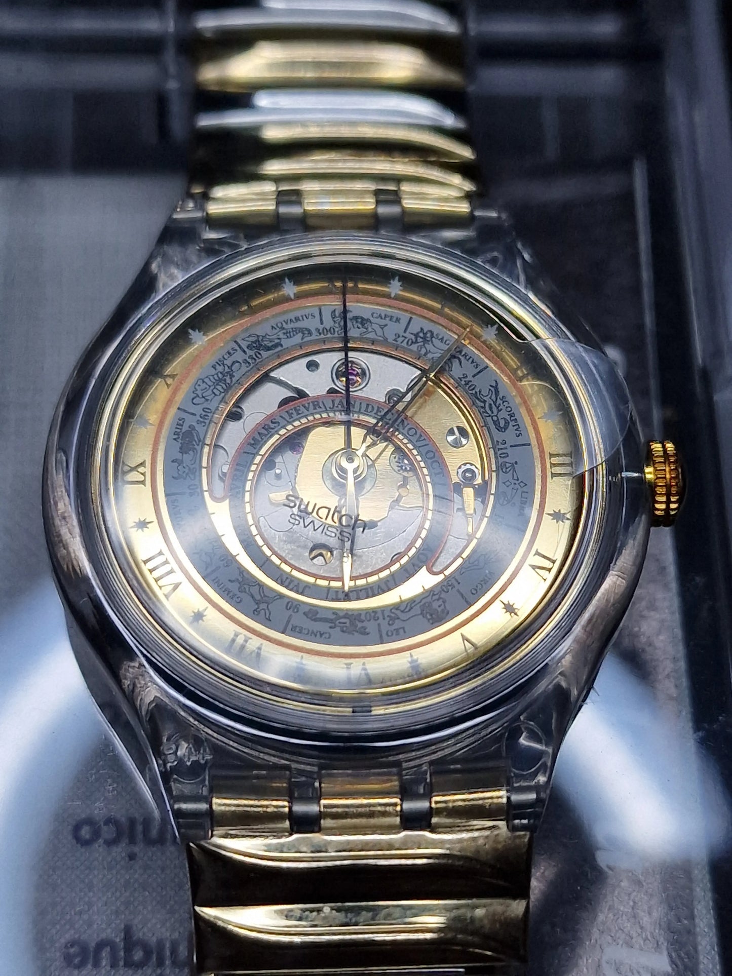 📌 Swatch Automatic SAK113 “Serti Mysterieux” (1993) – Rare Mystery Dial