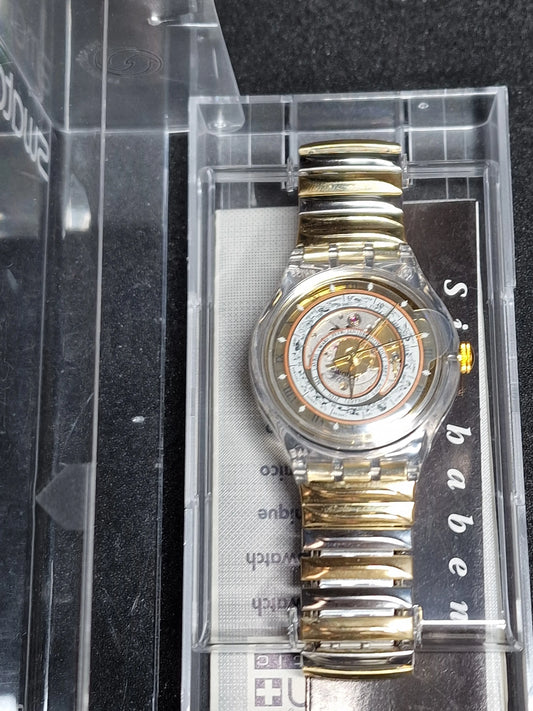 📌 Swatch Automatic SAK113 “Serti Mysterieux” (1993) – Rare Mystery Dial