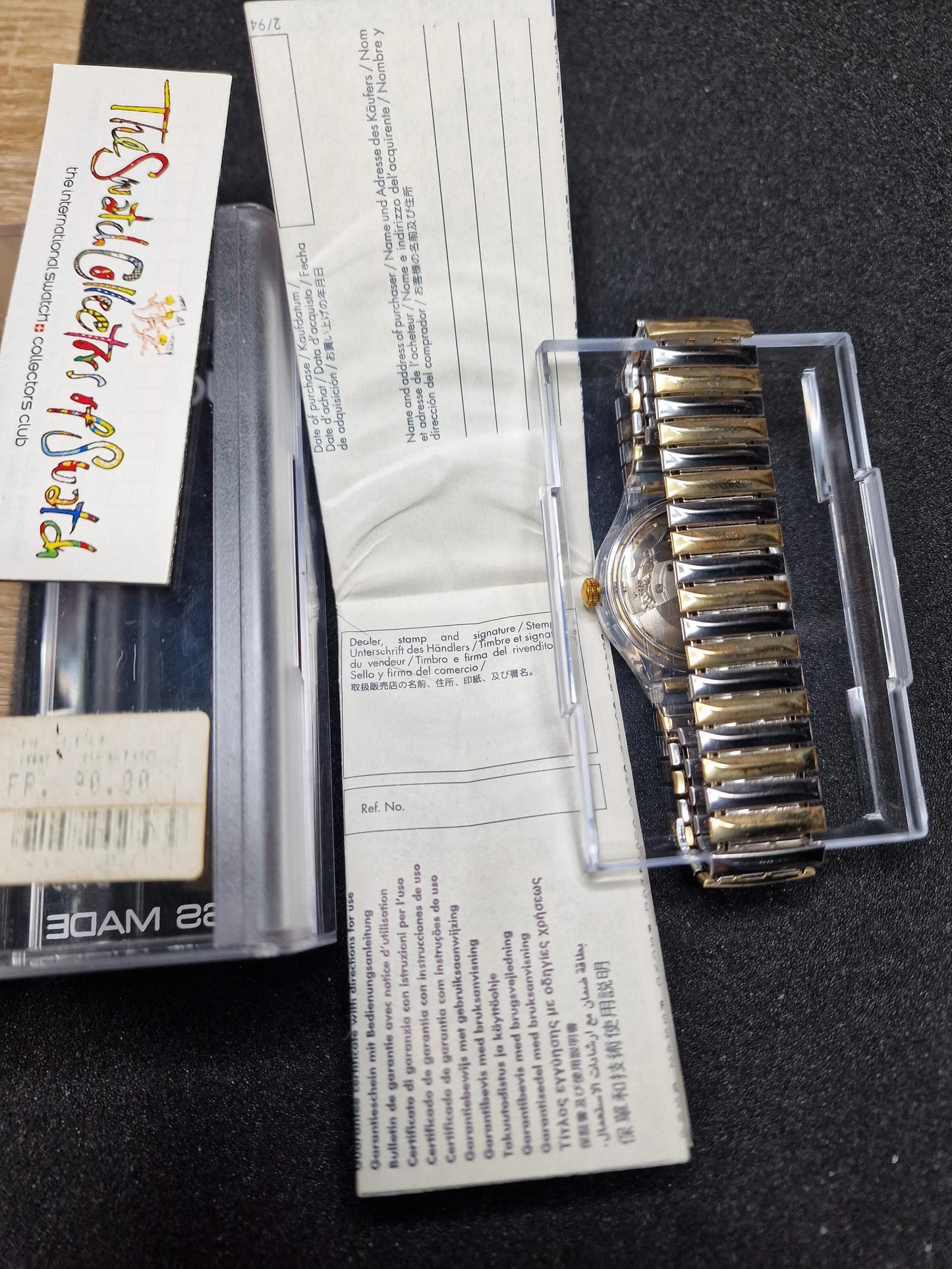 📌 Swatch Automatic SAK113 “Serti Mysterieux” (1993) – Rare Mystery Dial