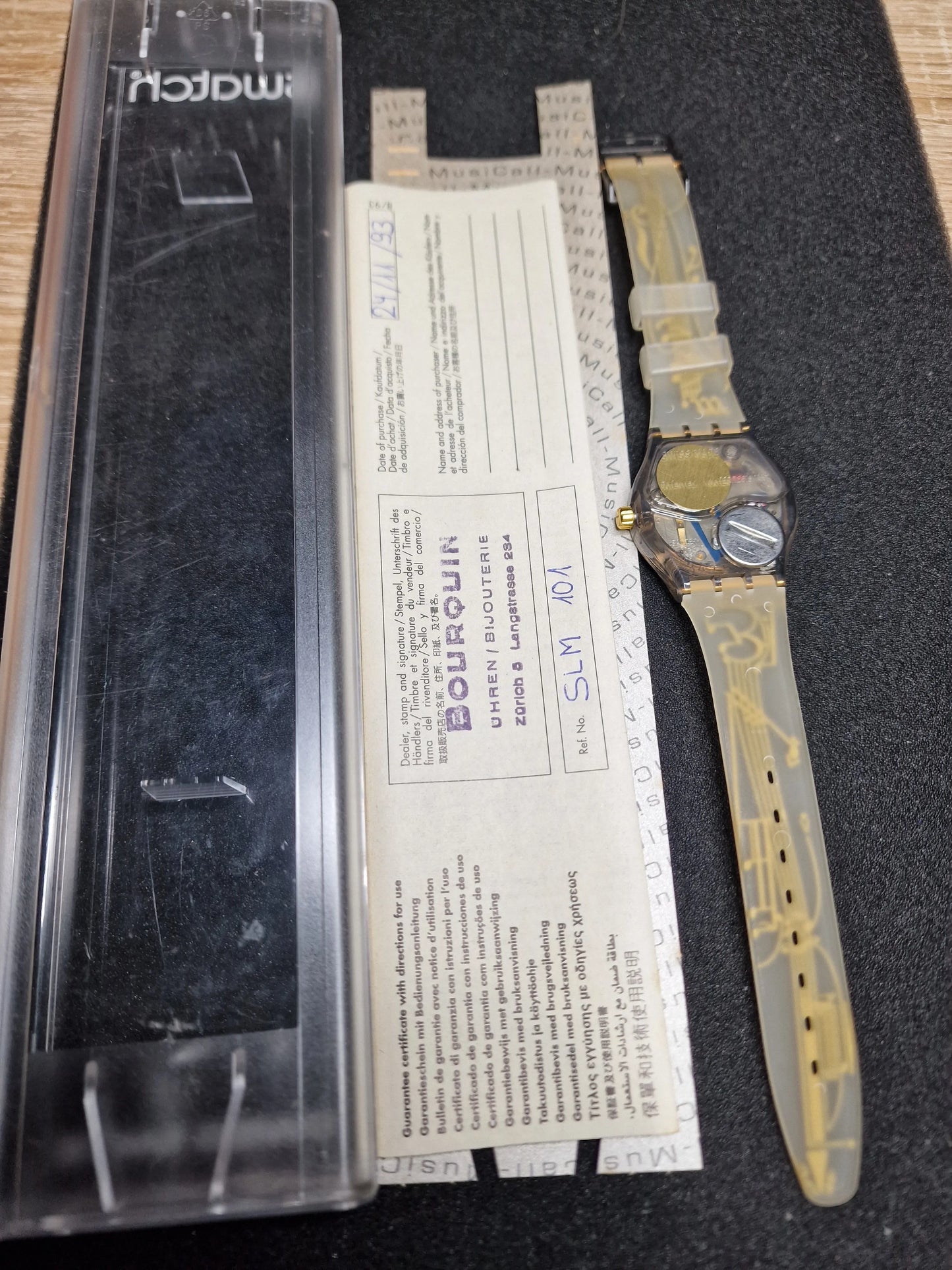 Swatch Musicall SLM101 "Spartito" 1993 – Rare Vintage Musical Watch 🎵✨