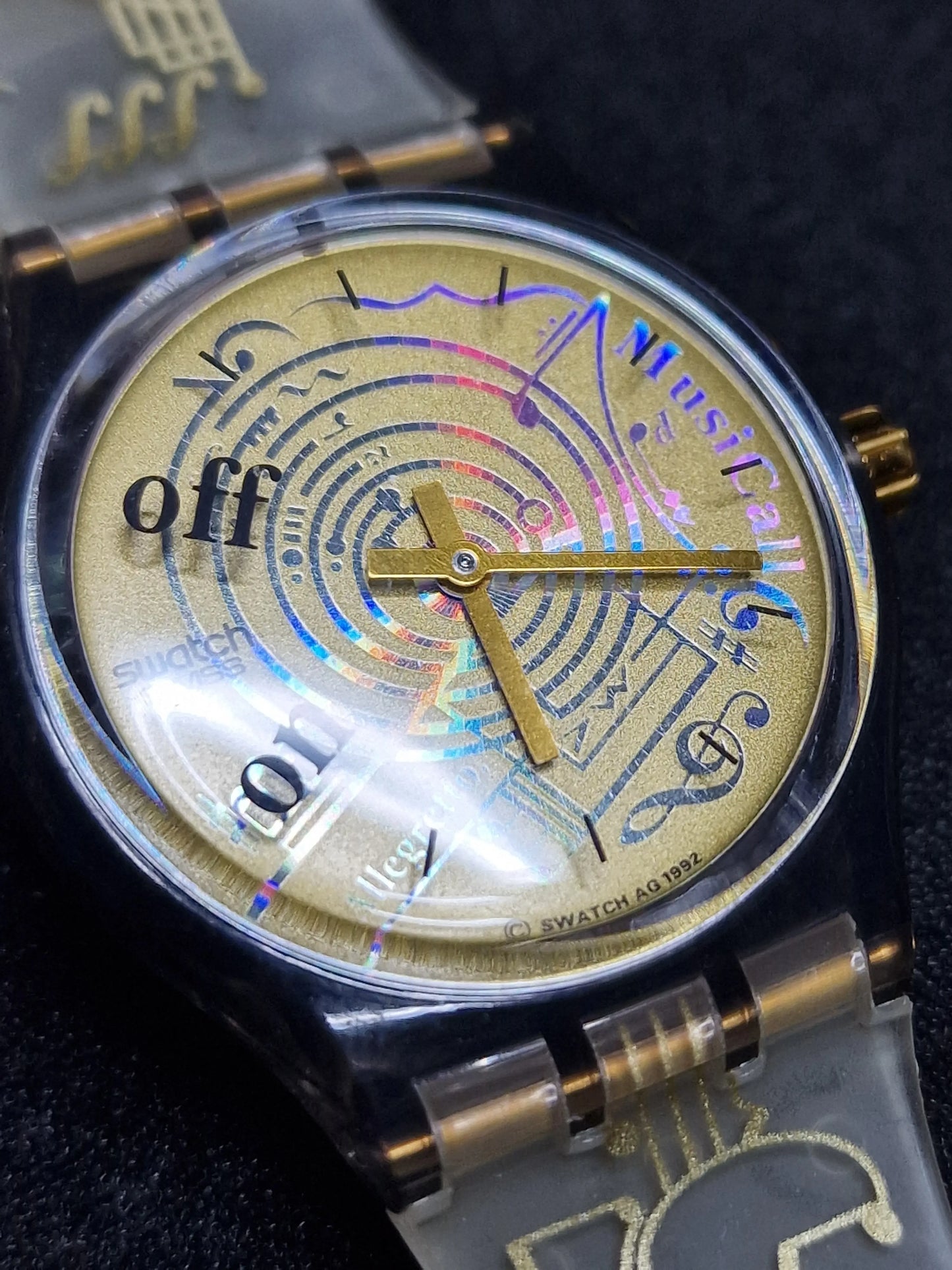 Swatch Musicall SLM101 "Spartito" 1993 – Rare Vintage Musical Watch 🎵✨