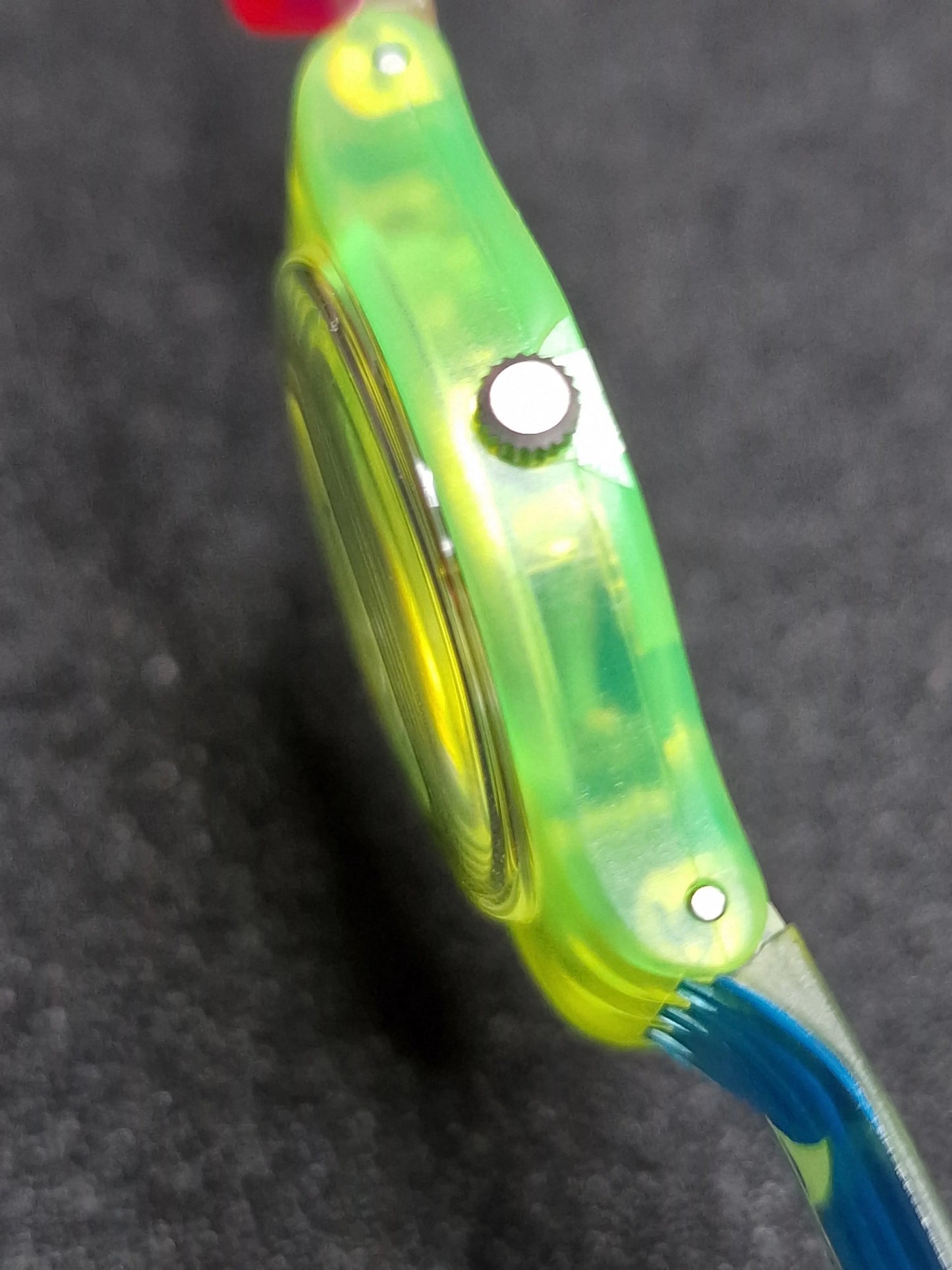 Swatch Lady LJ104 "Polar Ice" (1992) – Rare Vintage Glow Model ✨