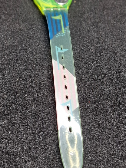 Swatch Lady LJ104 "Polar Ice" (1992) – Rare Vintage Glow Model ✨