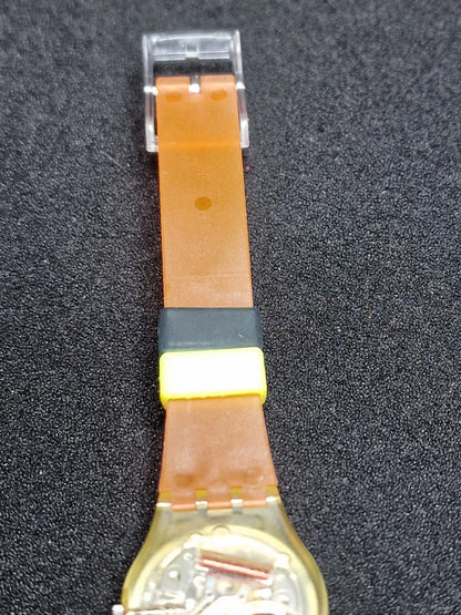 🌸 Swatch Lady LK122 "Strawberry Fields" – 1991