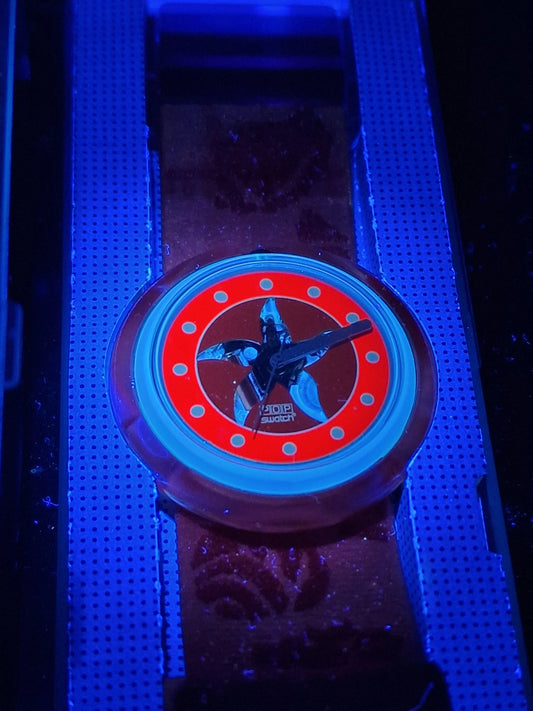 Swatch Pop PWK178 “Raspberry” (1993)