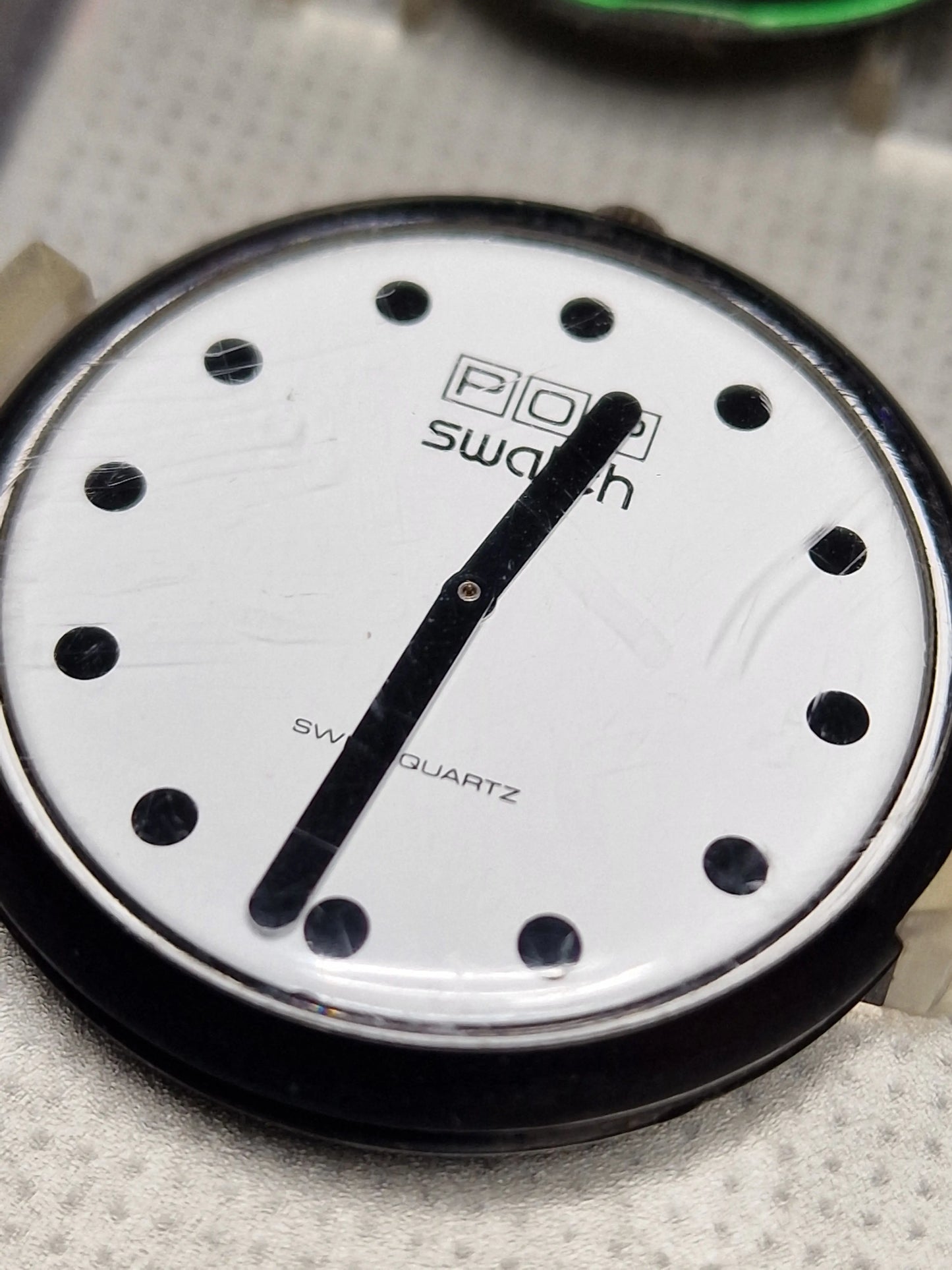 Swatch Pop PWBB120 “Basic Blacko” (1989) – Vintage Icon Used