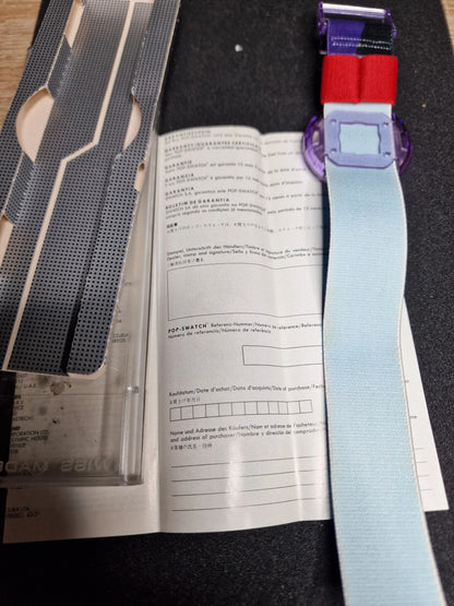 Swatch Pop PWK141 "Letterhead" – 1991