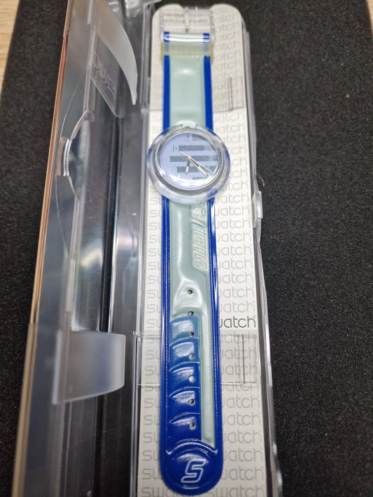 🕒 Swatch POP PMM104 "Ghiaccio" (1999) – Vintage Collectible