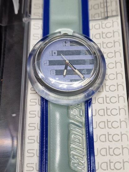 🕒 Swatch POP PMM104 "Ghiaccio" (1999) – Vintage Collectible