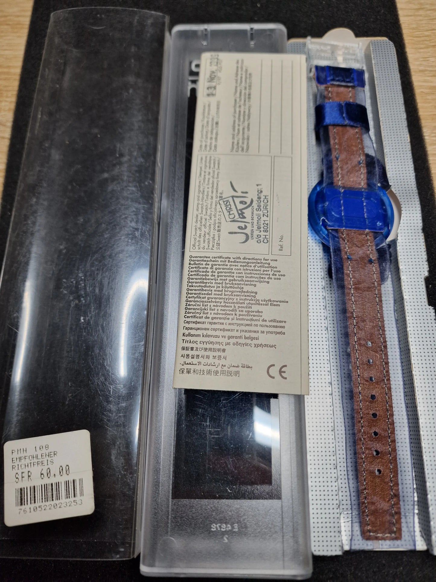 Swatch Pop Midi PMN108 "King Blue" (1999)