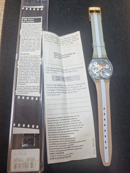 Swatch Gent SCK400 "100 Years of Cinema – Eiga Shi" 🎥 Akira Kurosawa Limited Edition (1995)