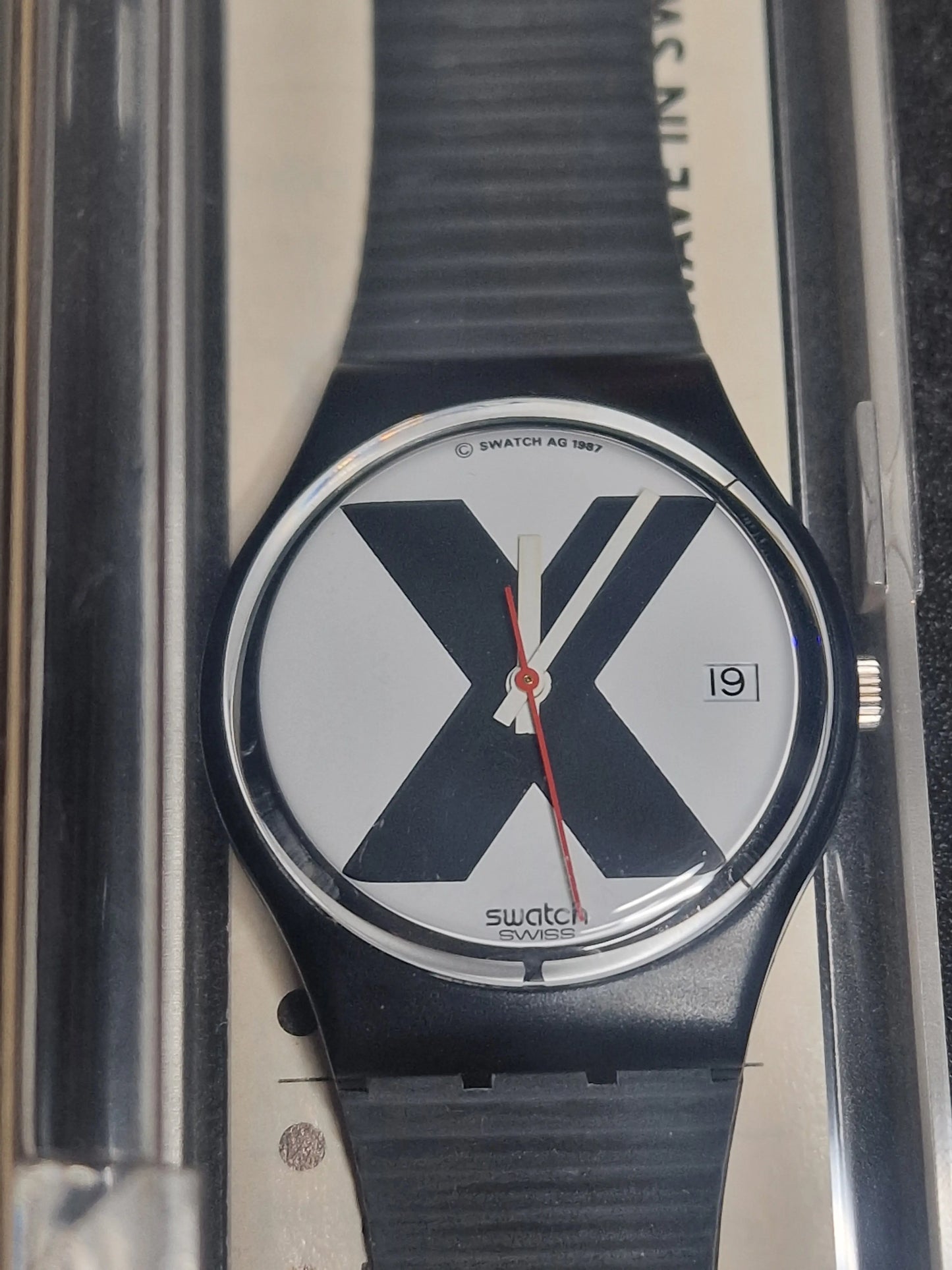🔥 Swatch Gent GB406 “X-Rated” (1987) – Ultra Rare Vintage Icon!