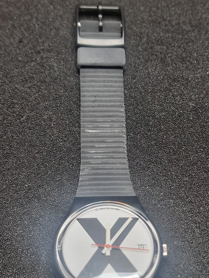 🔥 Swatch Gent GB406 “X-Rated” (1987) – Ultra Rare Vintage Icon!