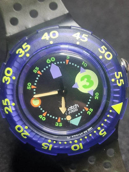 🟣 Swatch Scuba 200 "Captain Nemo" – SDB101 (1991)