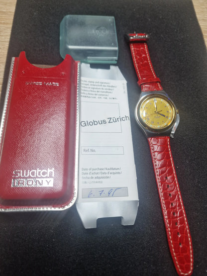 👑 Swatch Irony Big Classic YGS402 – "Crowned Head" (1993)