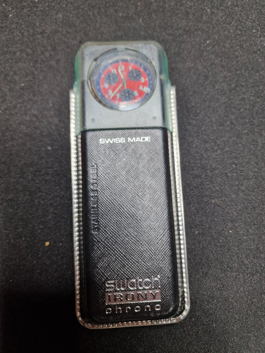 ⌚ Swatch Irony Chrono YCS405D "Secret Agent" – 1996