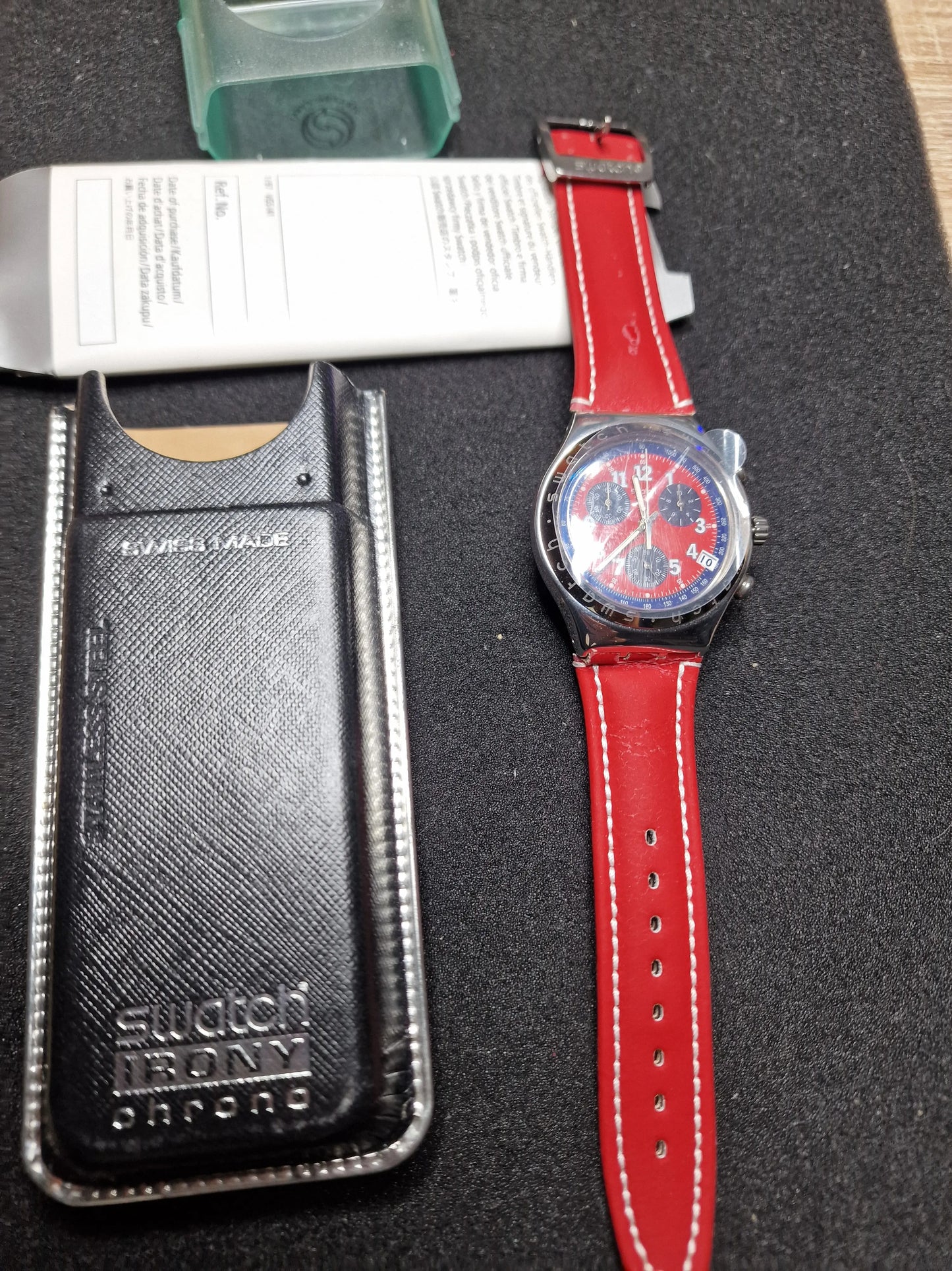 ⌚ Swatch Irony Chrono YCS405D "Secret Agent" – 1996