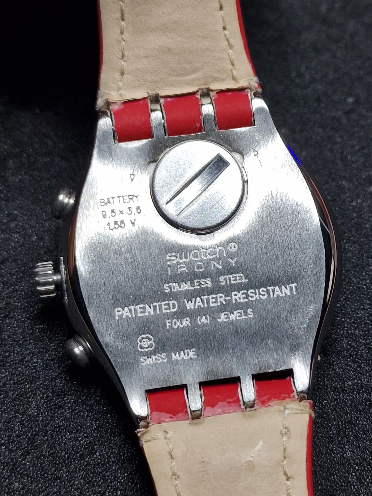 ⌚ Swatch Irony Chrono YCS405D "Secret Agent" – 1996