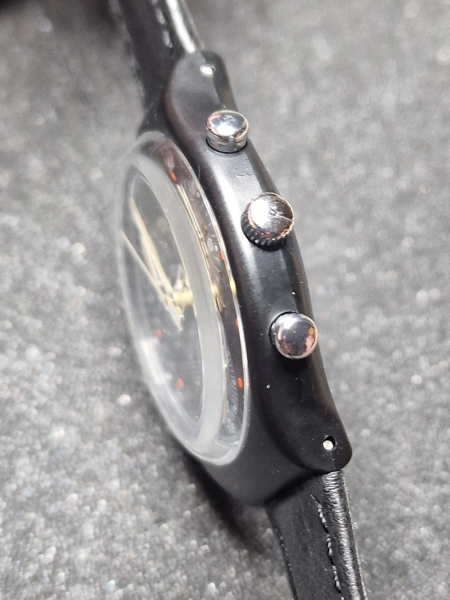 🕒 Swatch Chronograph SCB106 „Wall Street“ – 1991 – 37 mm –