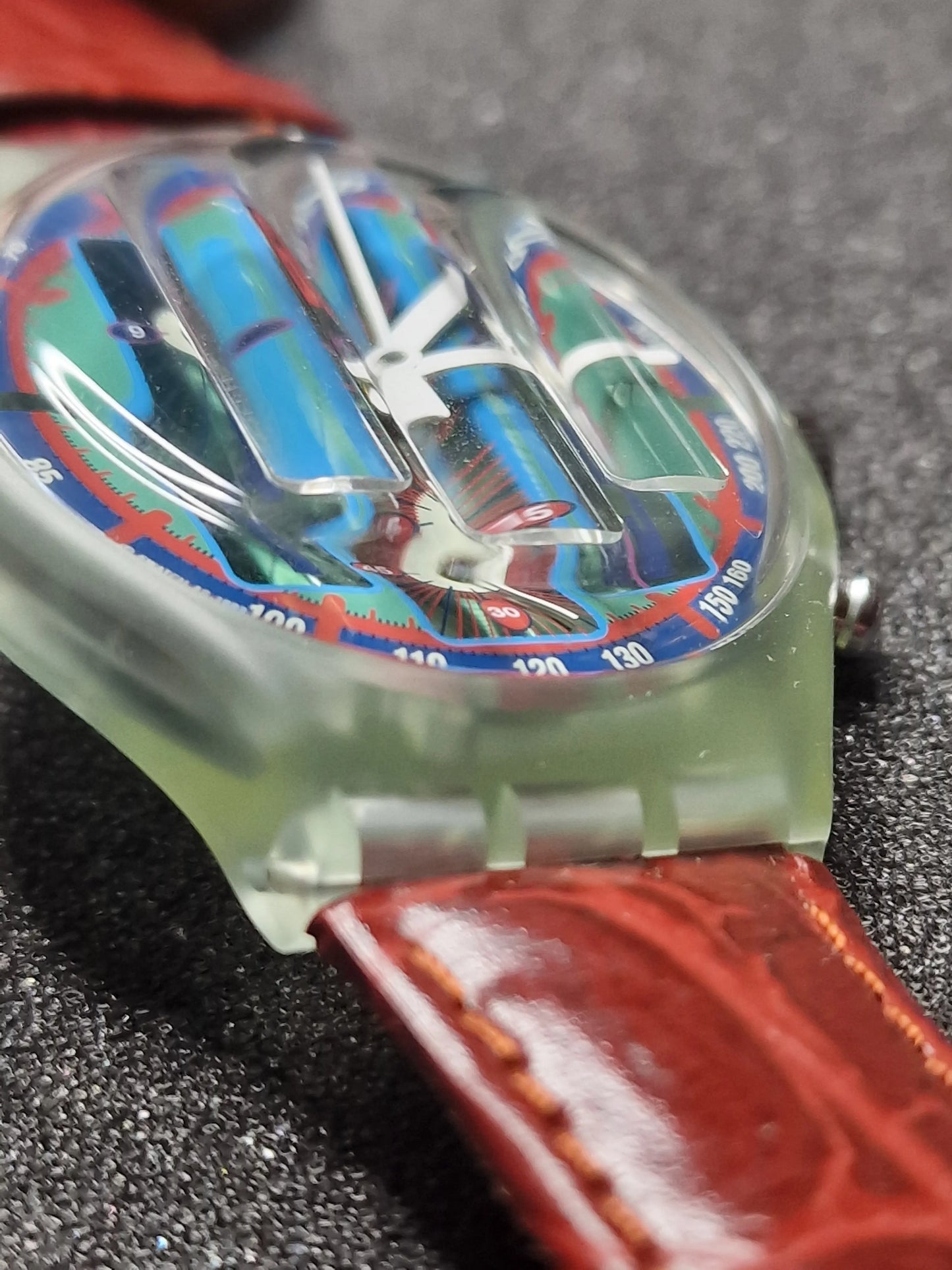 Swatch Chrono SCG105 "Echo Deco" (1994) – Rare Vintage Chronograph 🎨⏱️