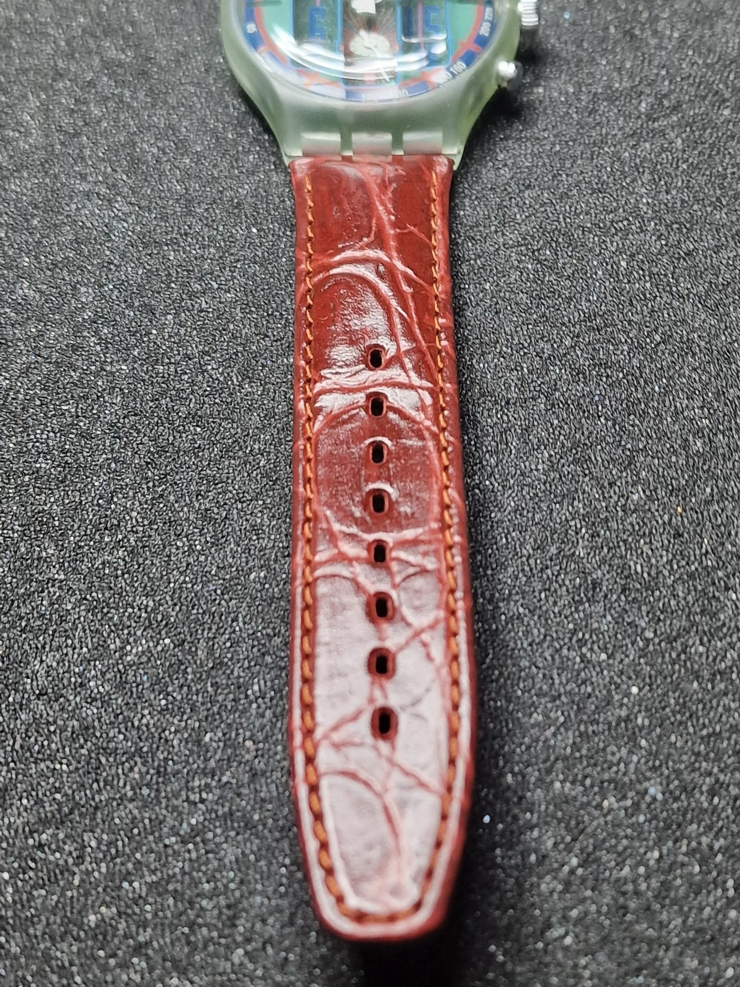 Swatch Chrono SCG105 "Echo Deco" (1994) – Rare Vintage Chronograph 🎨⏱️