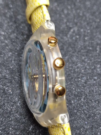 Swatch Chrono SCK106 "Lemon Breeze" (1994) – Vintage Collectible Watch