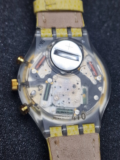 Swatch Chrono SCK106 "Lemon Breeze" (1994) – Vintage Collectible Watch