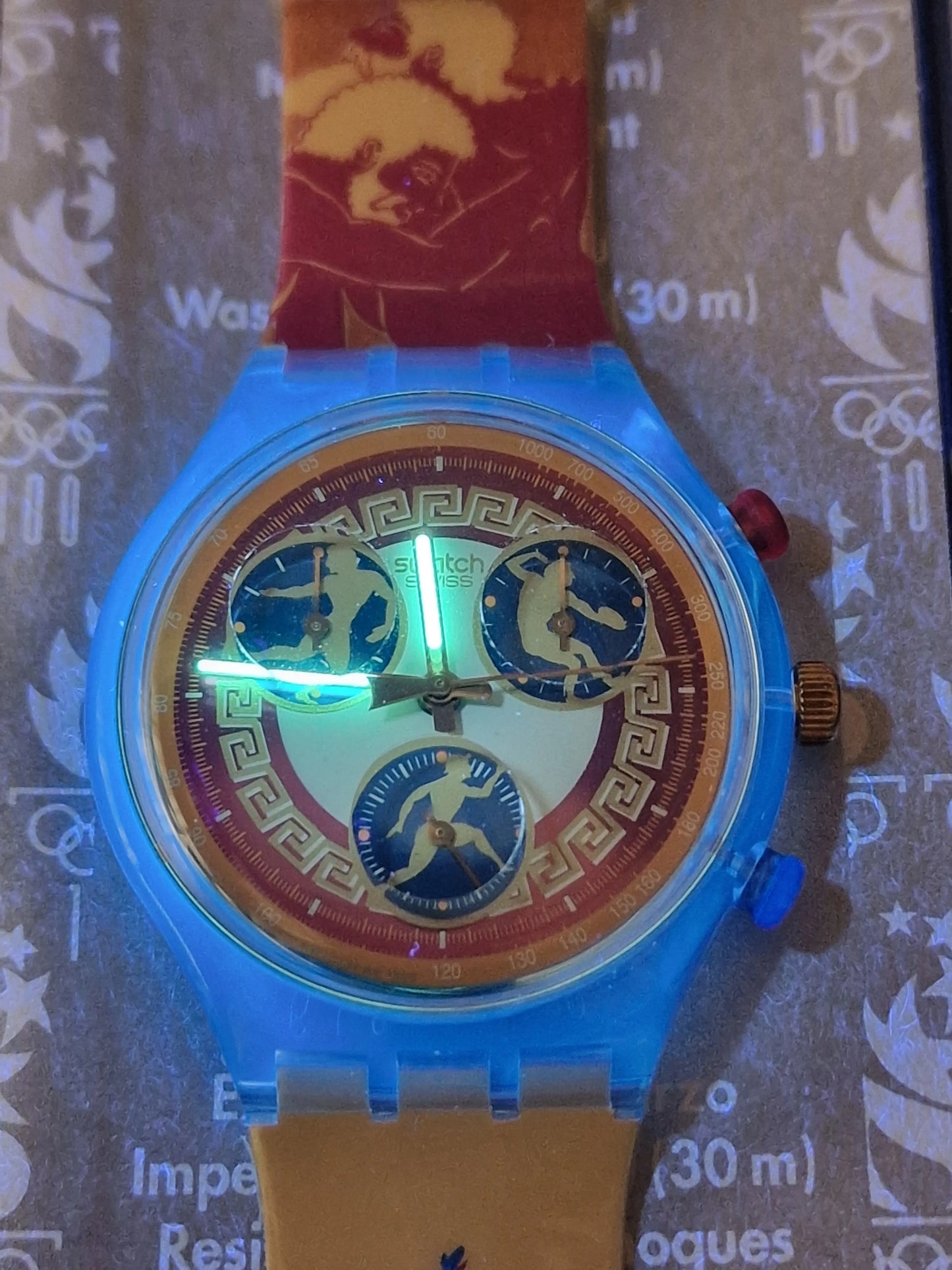 ⌚ Swatch Chrono SCZ104 "Kalos" – Olympic Special (1996)