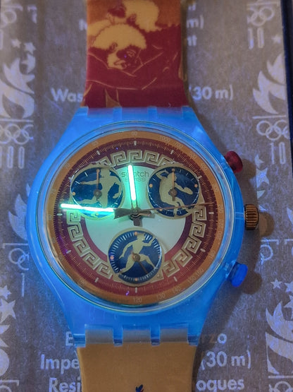 ⌚ Swatch Chrono SCZ104 "Kalos" – Olympic Special (1996)