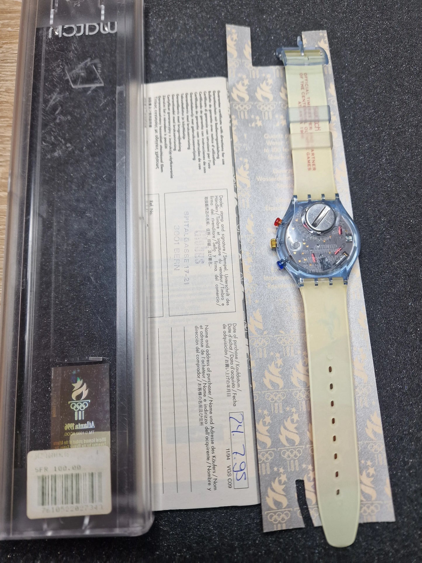 ⌚ Swatch Chrono SCZ104 "Kalos" – Olympic Special (1996)