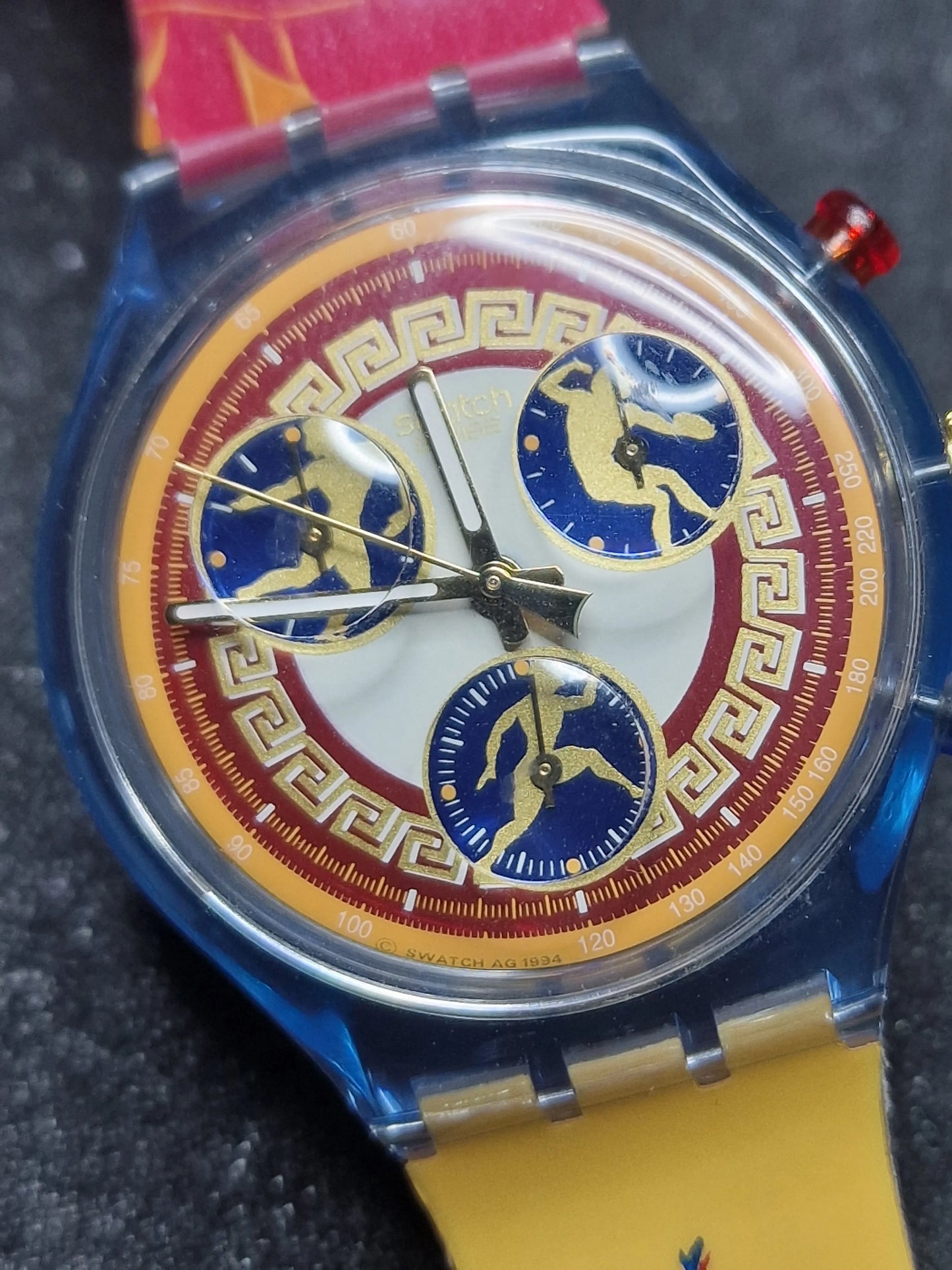 ⌚ Swatch Chrono SCZ104 "Kalos" – Olympic Special (1996)