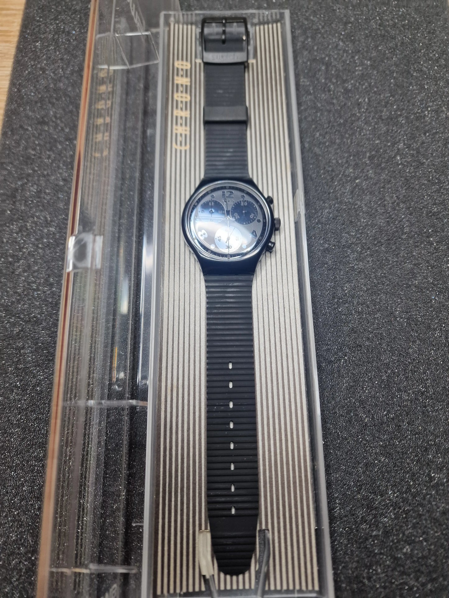 Swatch Chrono SCB110 "Moon Shadow" (1992) – Rare Vintage Chronograph