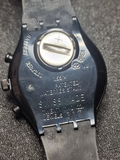 Swatch Chrono SCB110 "Moon Shadow" (1992) – Rare Vintage Chronograph