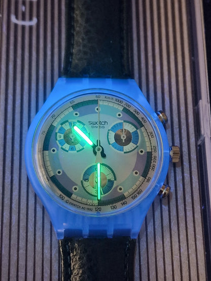 Swatch Chrono SCV100 “Greentic” (1992) – Rare Vintage Chronograph