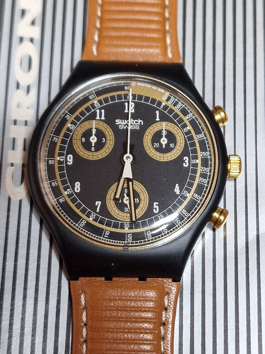 ⌚ Swatch Chrono SCB104 "Sand Storm" (1991) – Vintage Chronograph