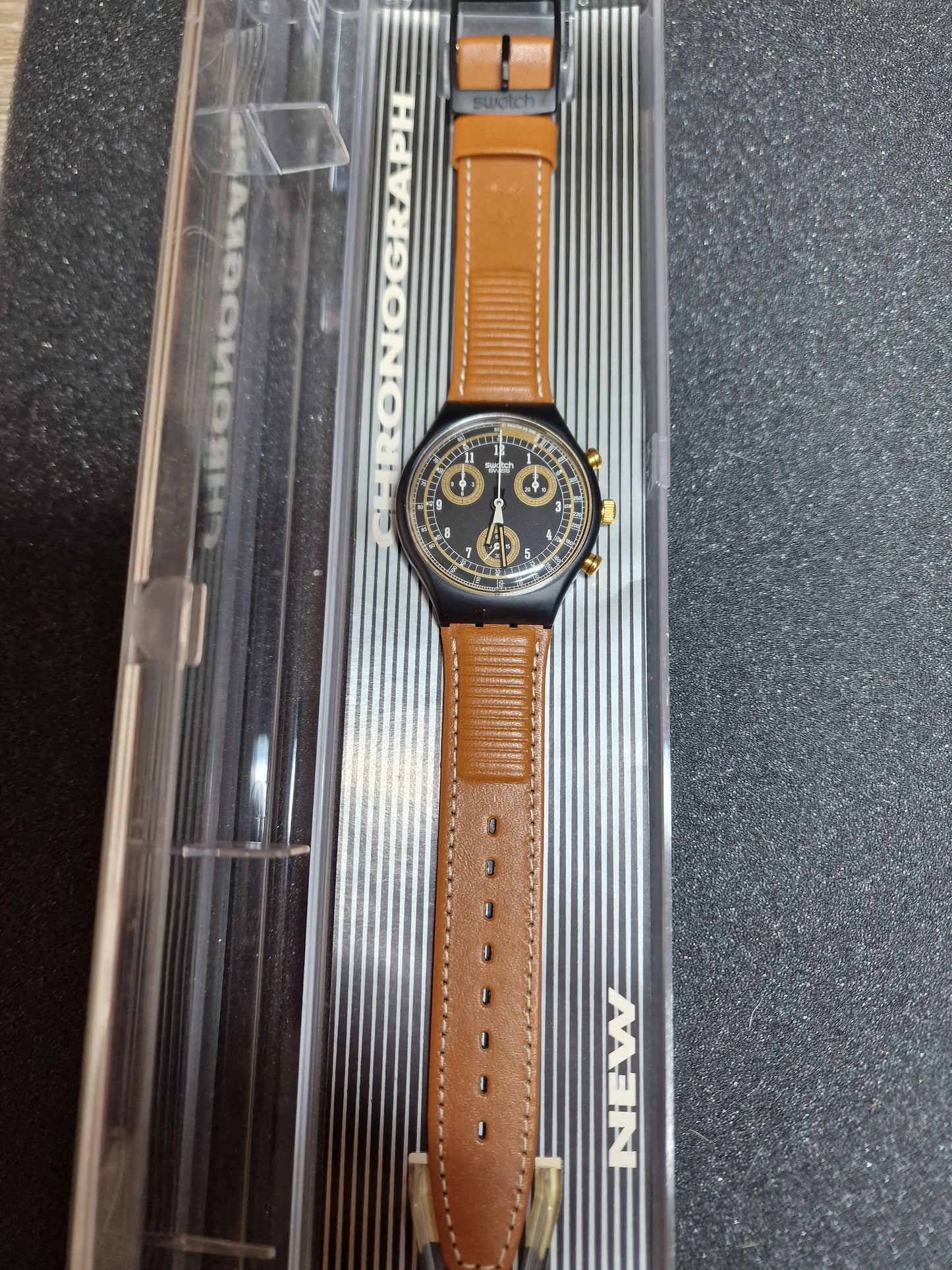 ⌚ Swatch Chrono SCB104 "Sand Storm" (1991) – Vintage Chronograph